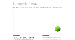 Desktop Screenshot of ledergerber.ch