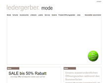 Tablet Screenshot of ledergerber.ch